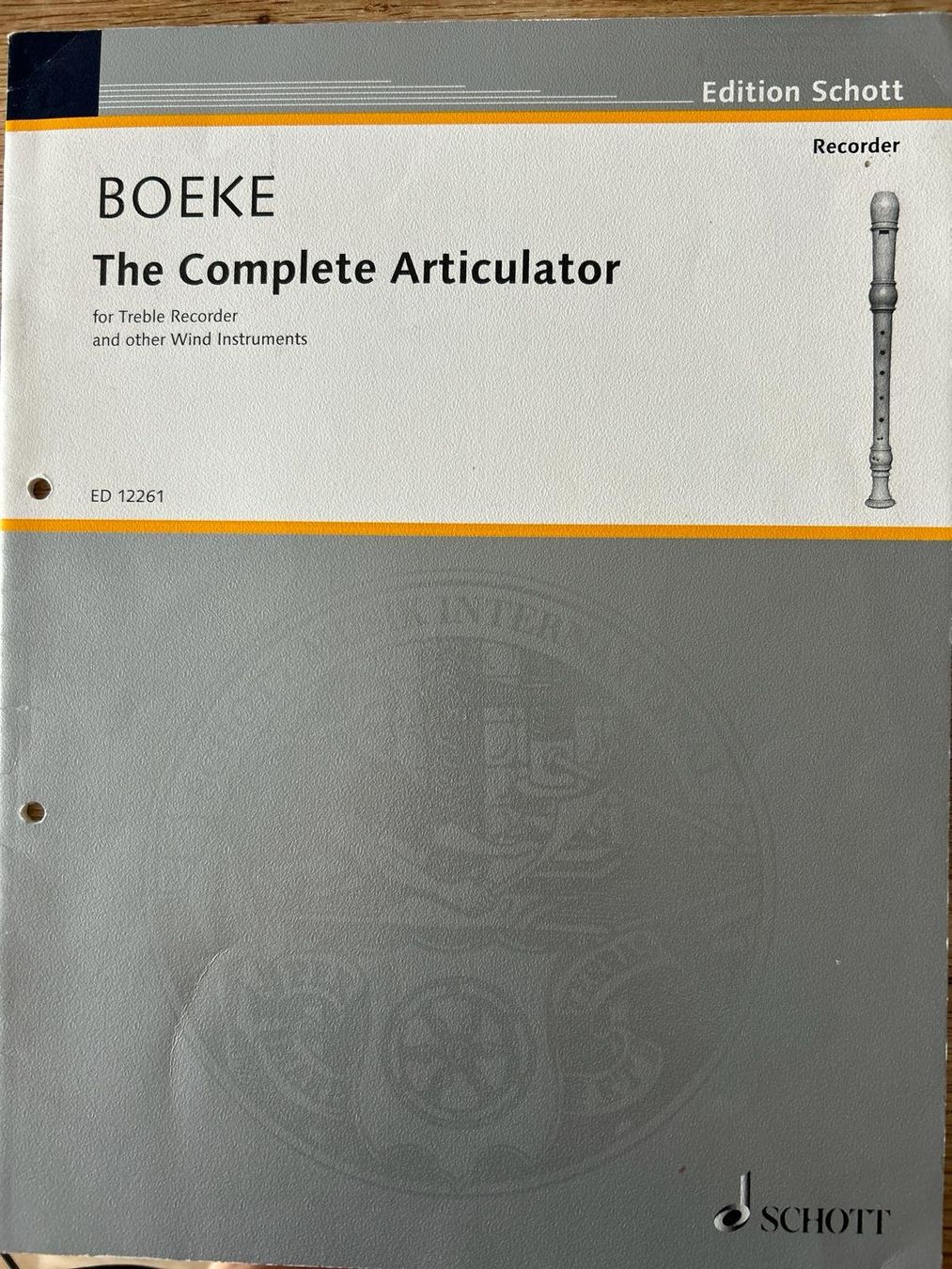 Bücher: Boeke The Complete Articulator Schott ED 12261 – Neu (gemäss Beschreibung) aus Bern von arwori